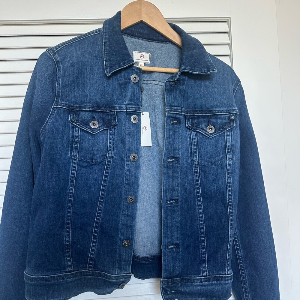 AG Adriano Goldschmied Dark Blue Jean Jacket